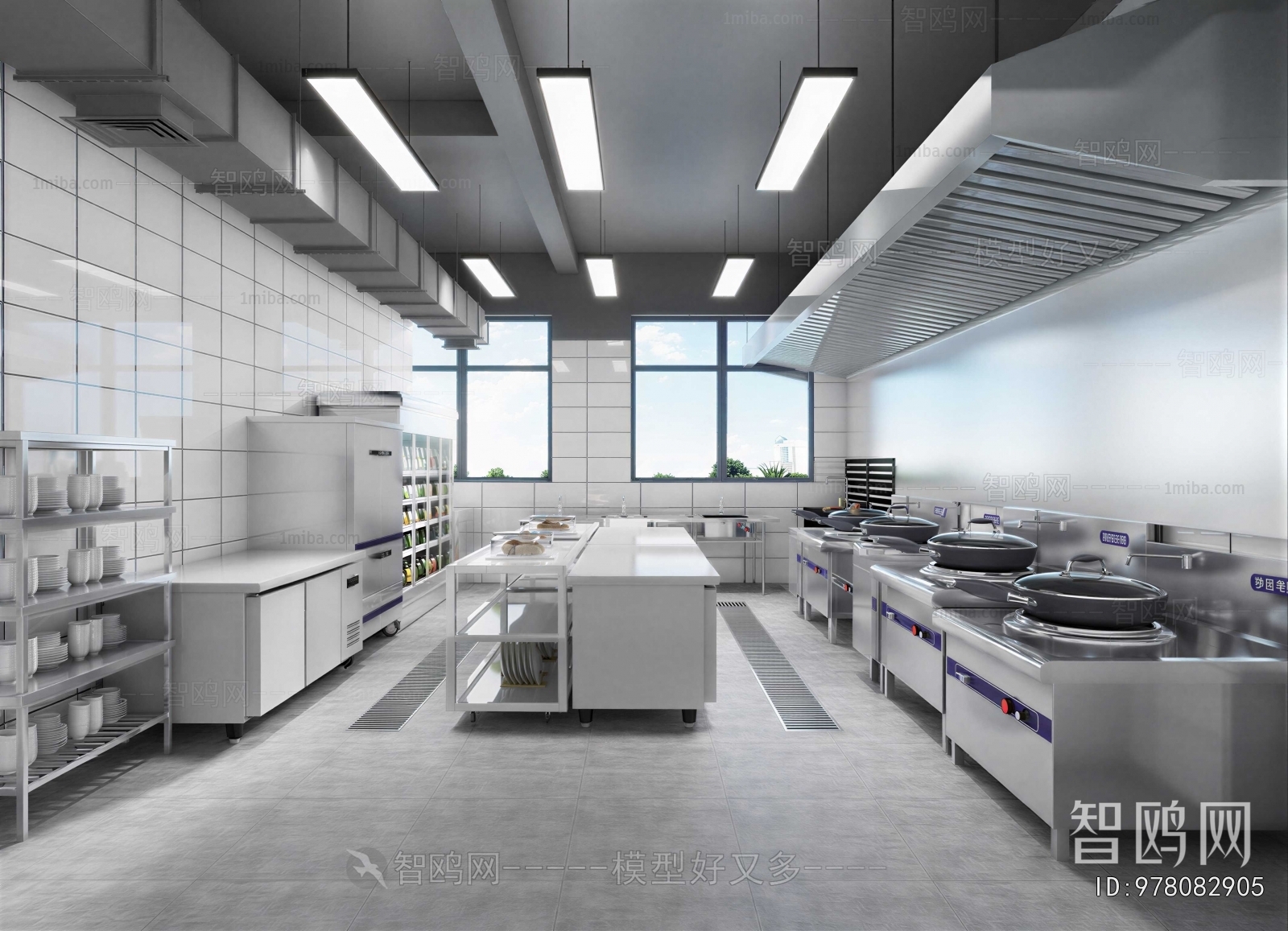 Modern Central Kitchen