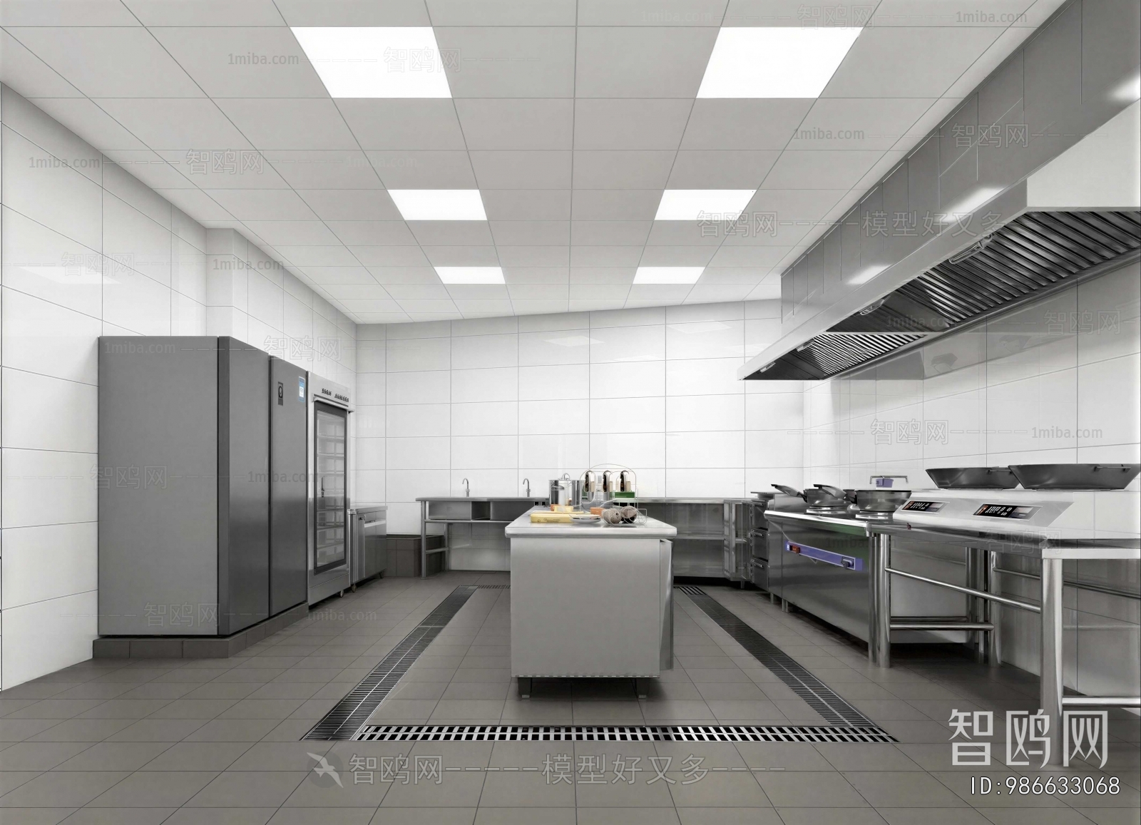 Modern Central Kitchen