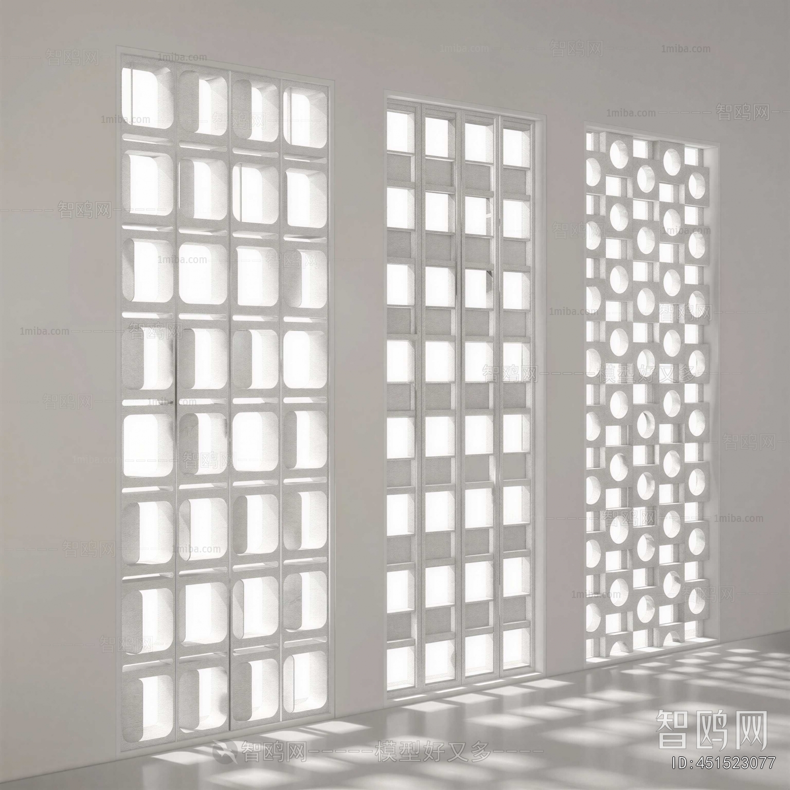 Modern Cement Brick Screen Partition