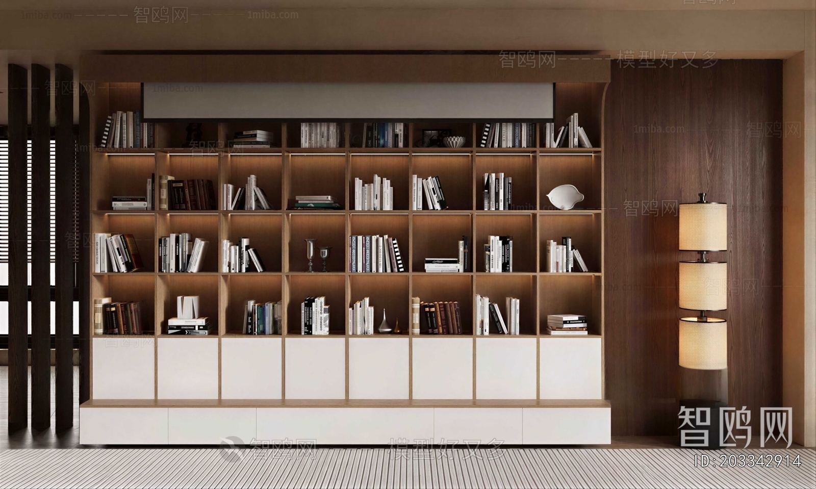 Wabi-sabi Style Bookcase