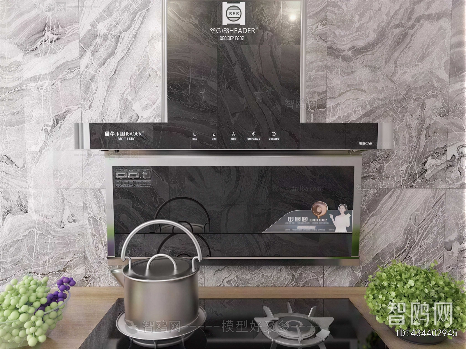 Modern Kitchen Electric Gas Range