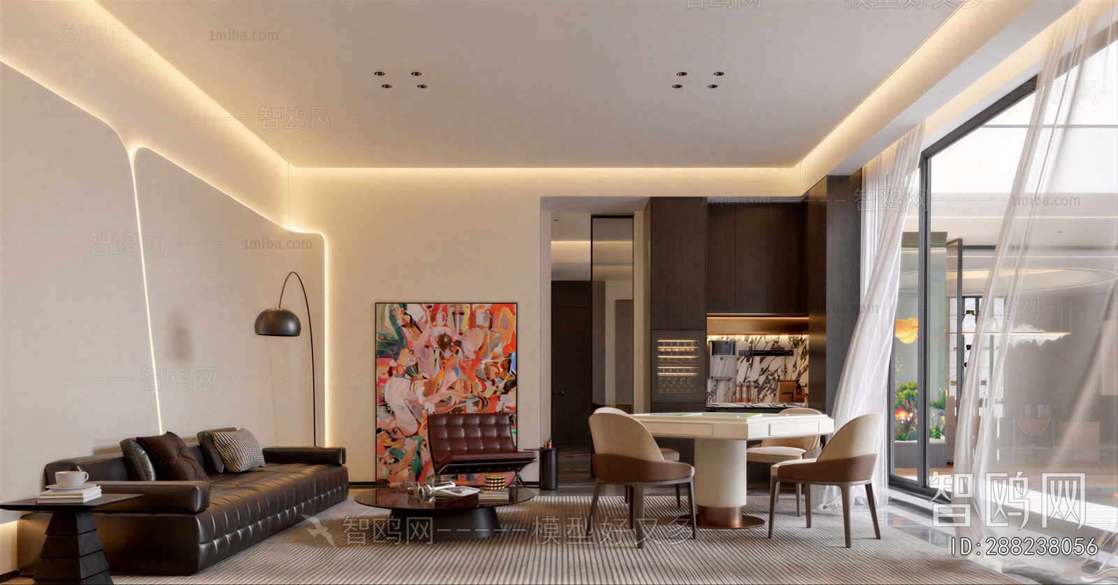 Modern Chess And Card Room