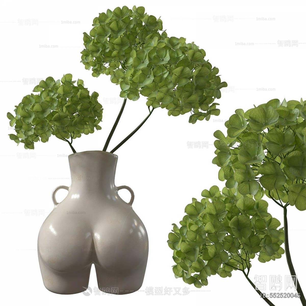 Modern Aquatic Green Plant