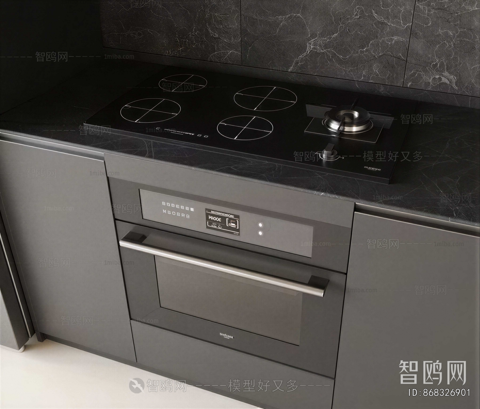 Modern Kitchen Electric Gas Range