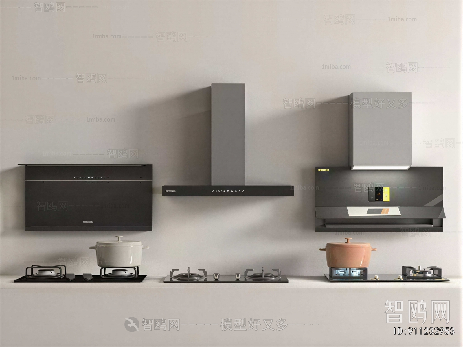 Modern Kitchen Electric Gas Range