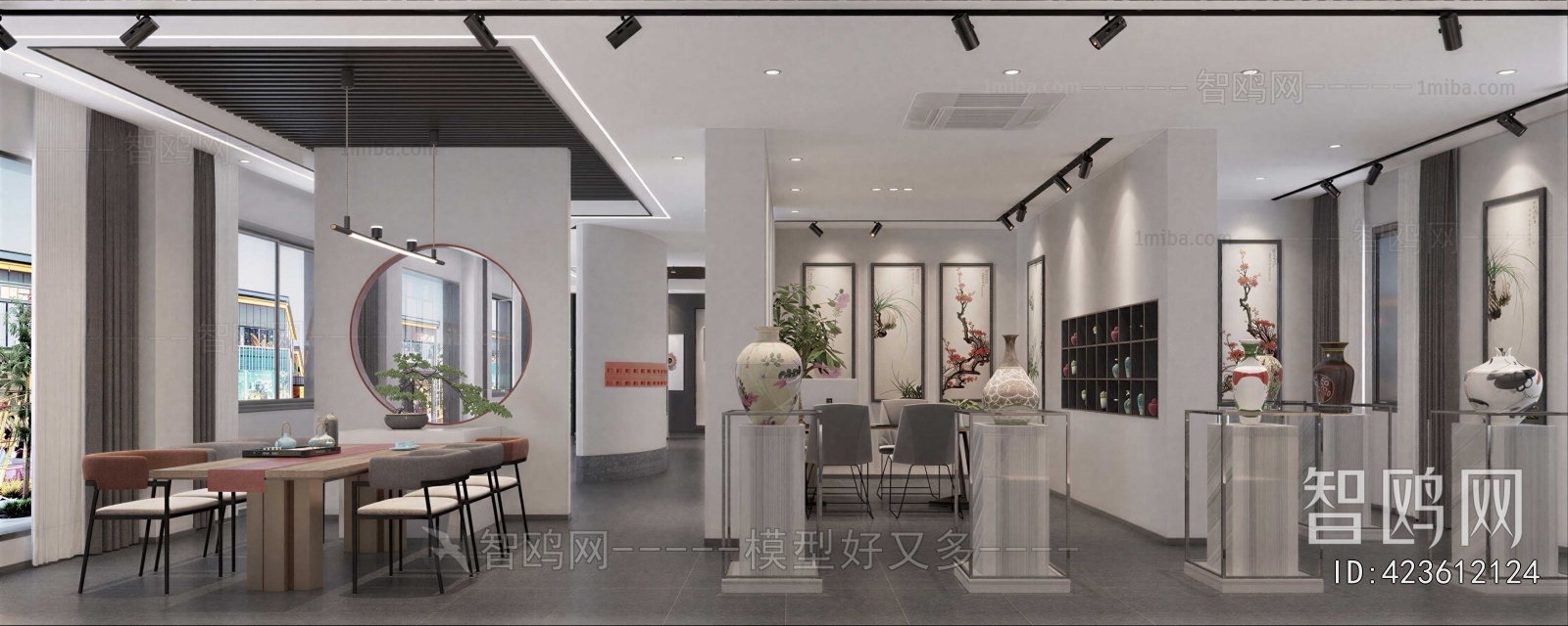 New Chinese Style Exhibition Hall