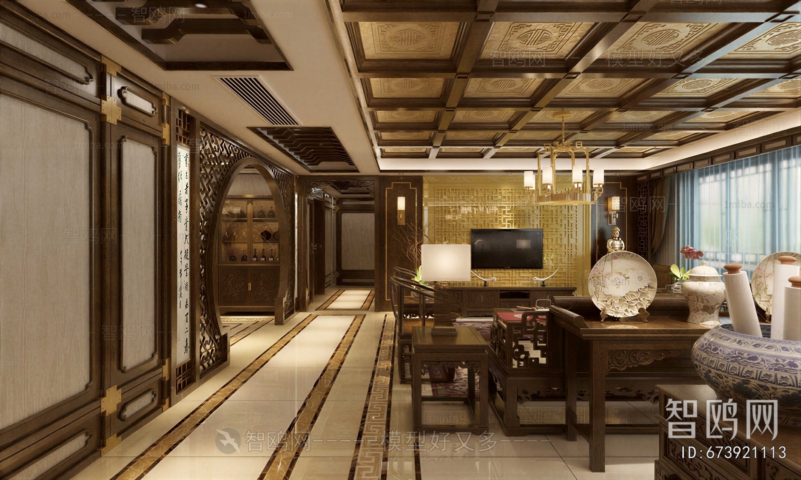 Chinese Style A Living Room