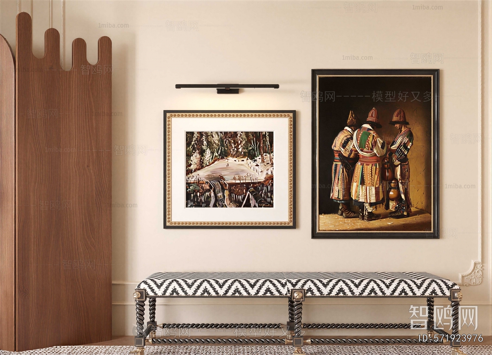 Retro Style Painting