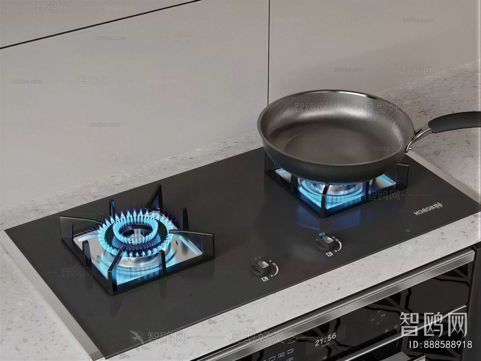 Modern Kitchen Electric Gas Range