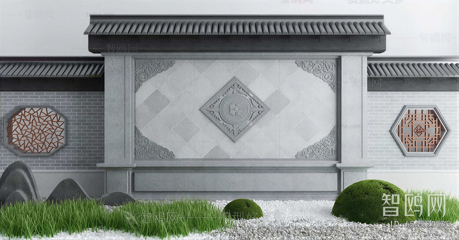 New Chinese Style Landscape Wall