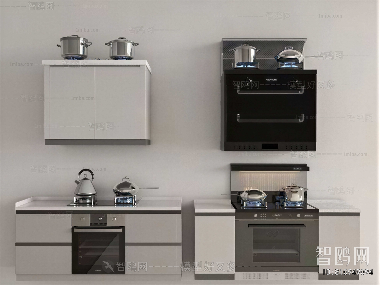 Modern Kitchen Electric Gas Range