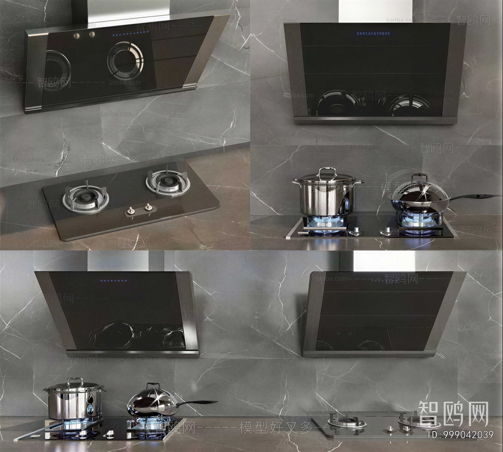 Modern Kitchen Electric Gas Range