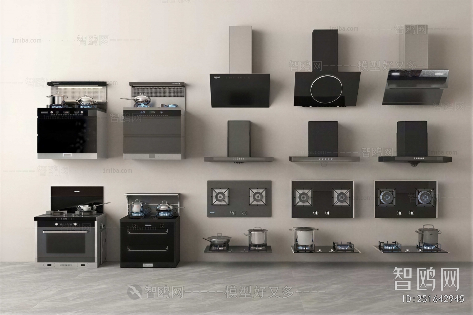 Modern Kitchen Electric Gas Range