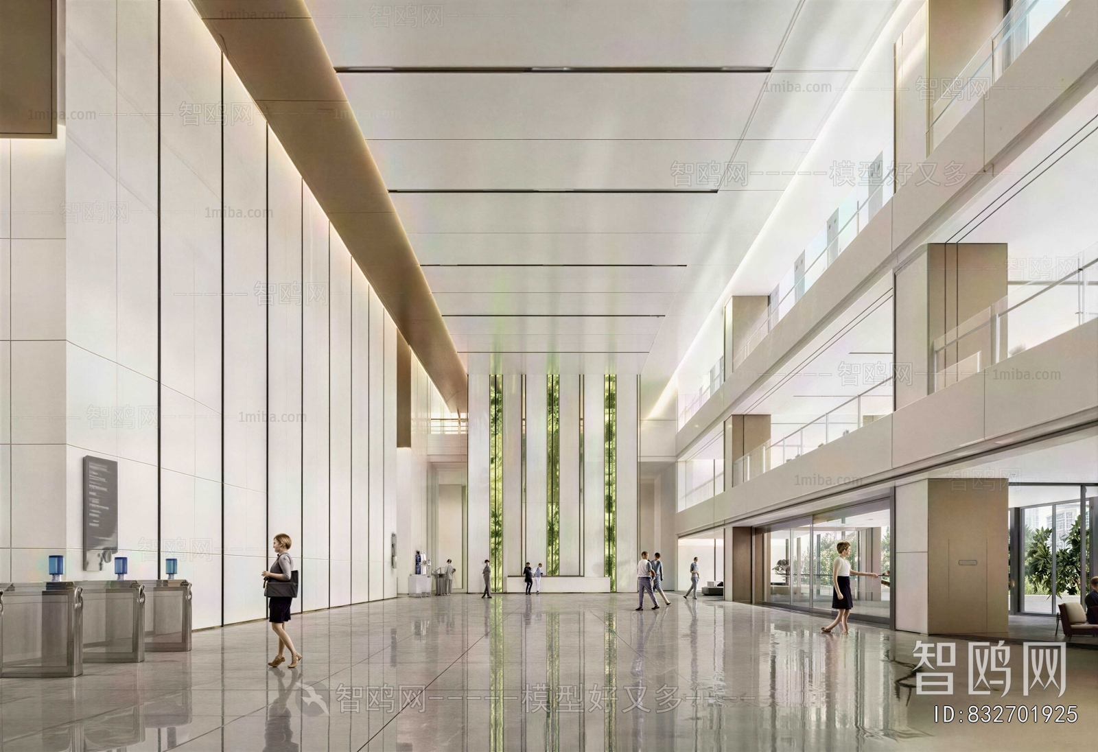 Modern Office Reception Desk