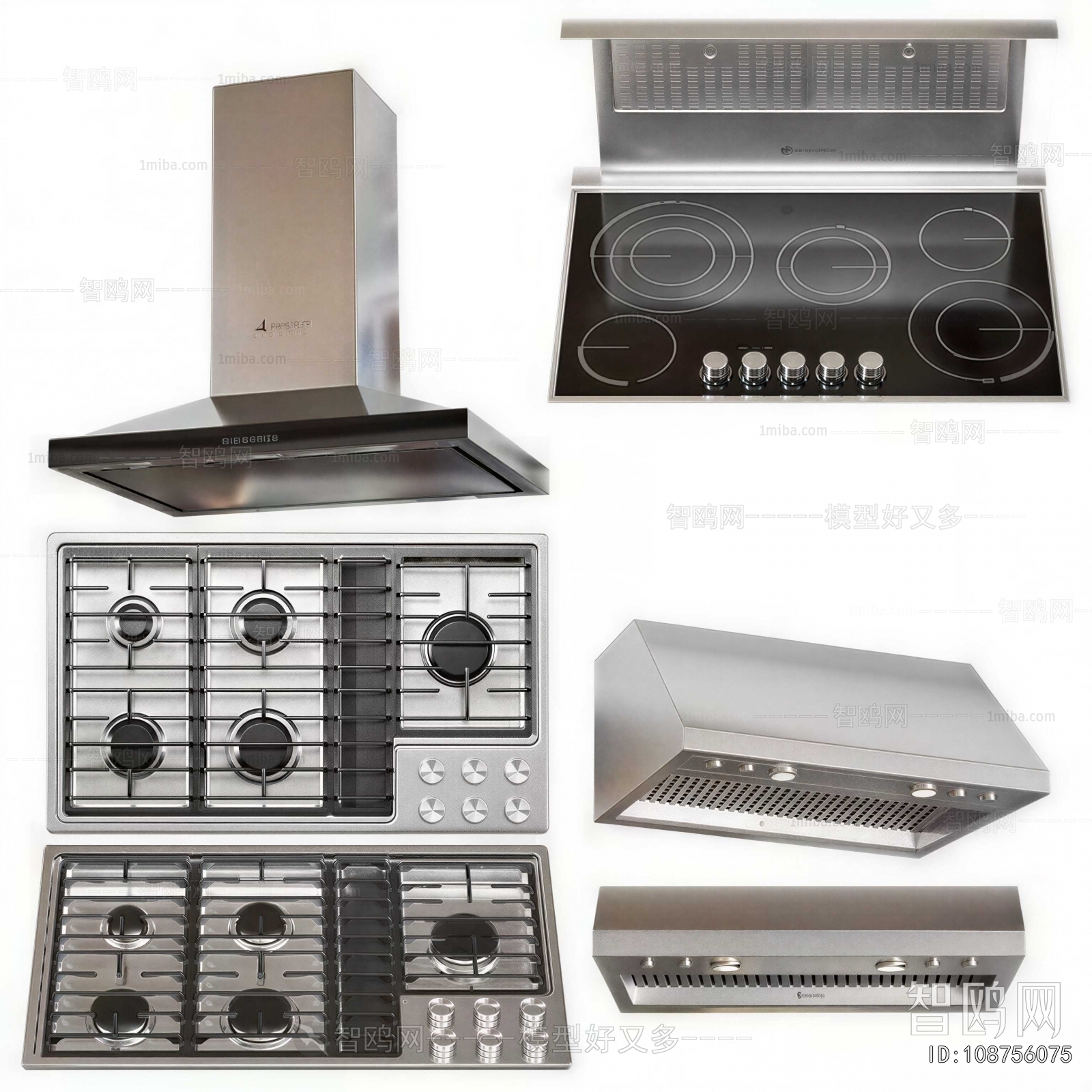 Modern Kitchen Electric Gas Range