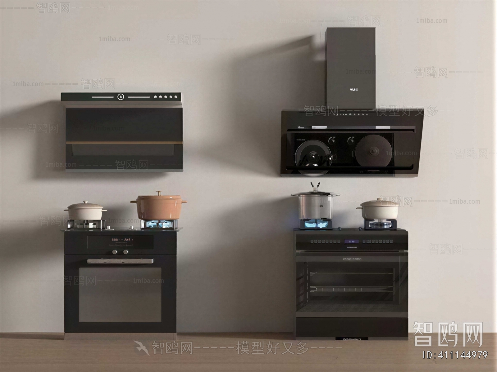 Modern Kitchen Electric Gas Range