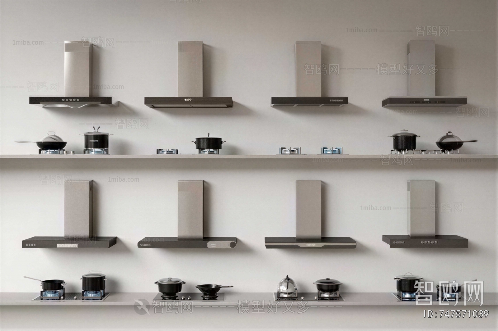 Modern Kitchen Electric Gas Range