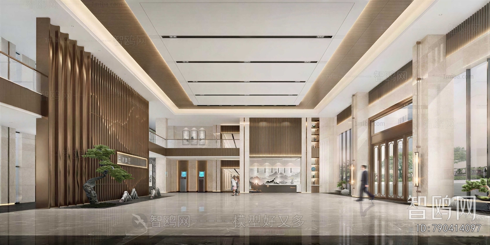 New Chinese Style Office Reception Desk