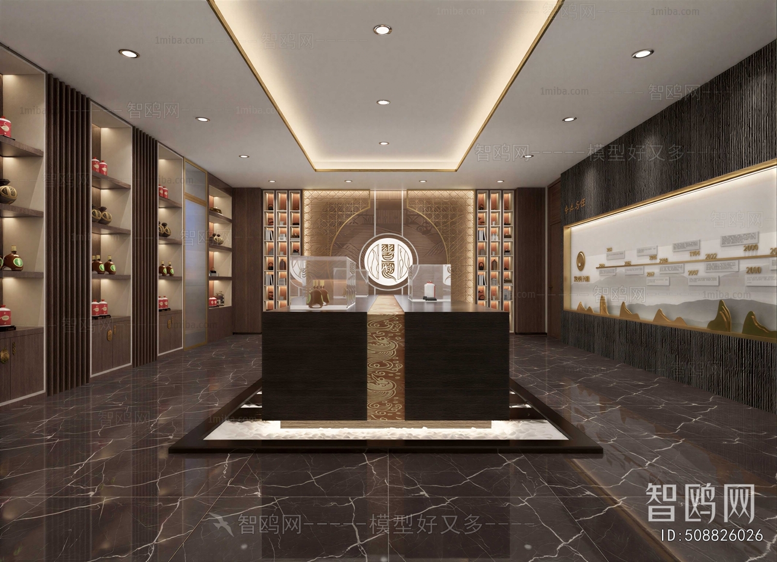 New Chinese Style Exhibition Hall