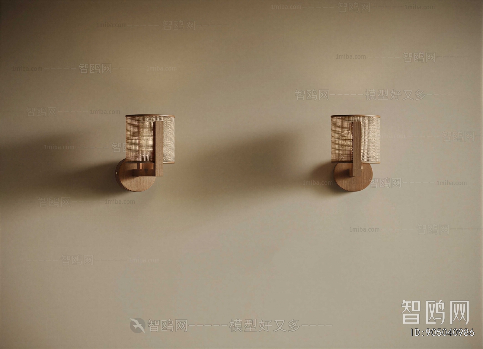 Wabi-sabi Style Wall Lamp