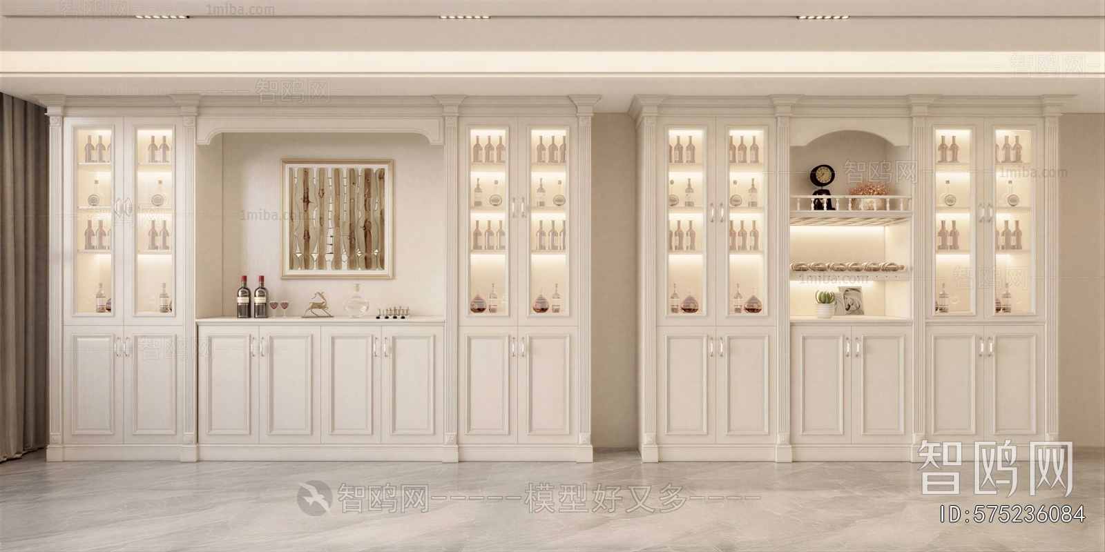 American Style Wine Cabinet