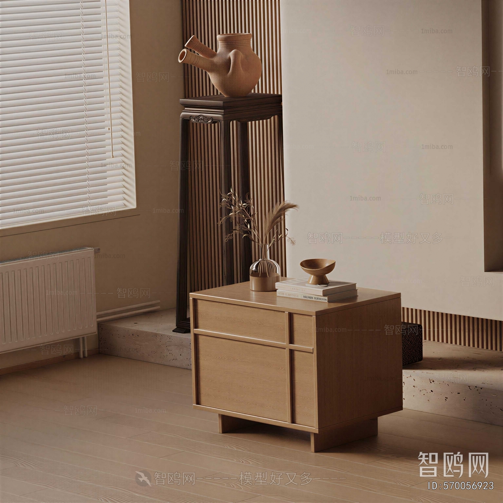 Modern Bedside Cupboard