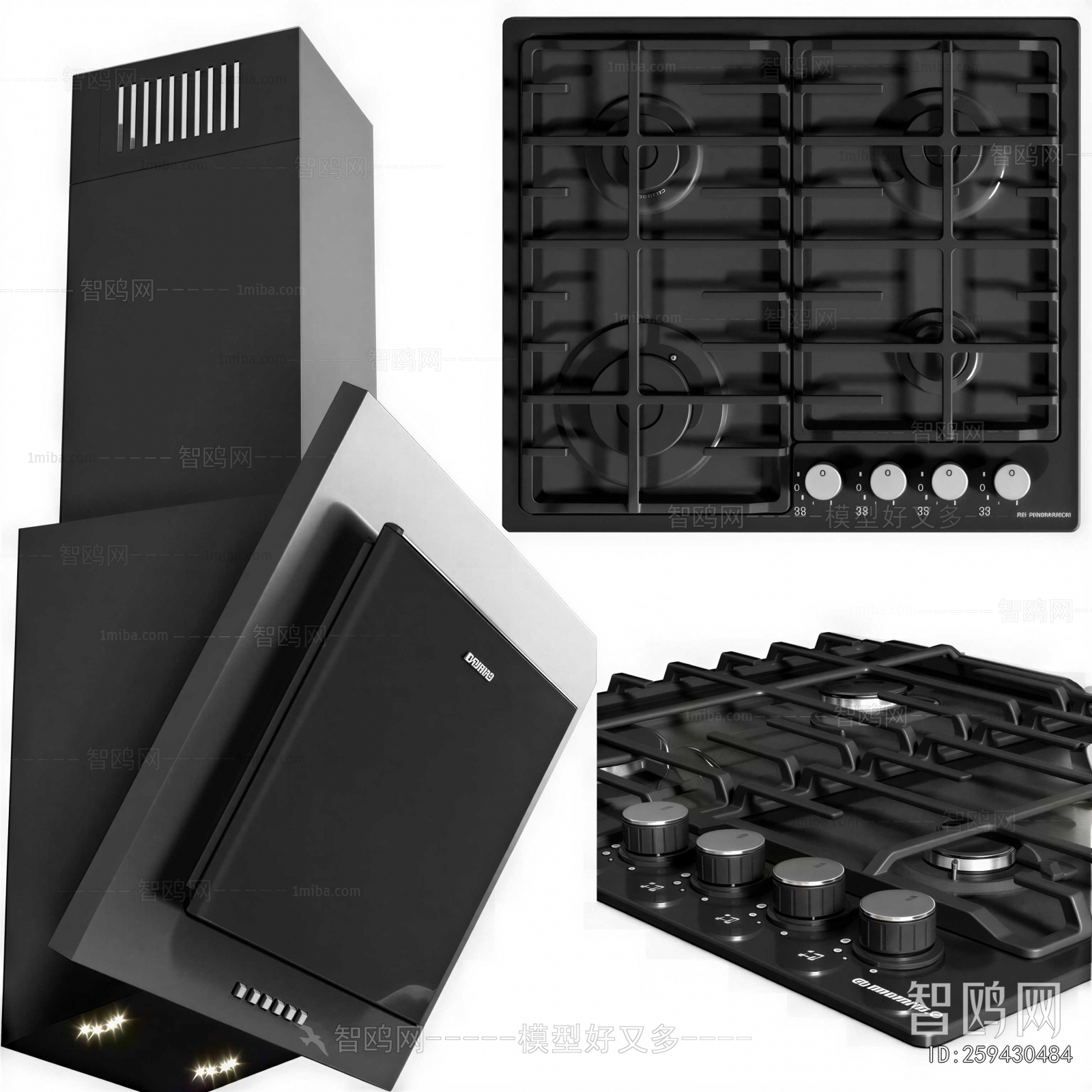 Modern Kitchen Electric Gas Range