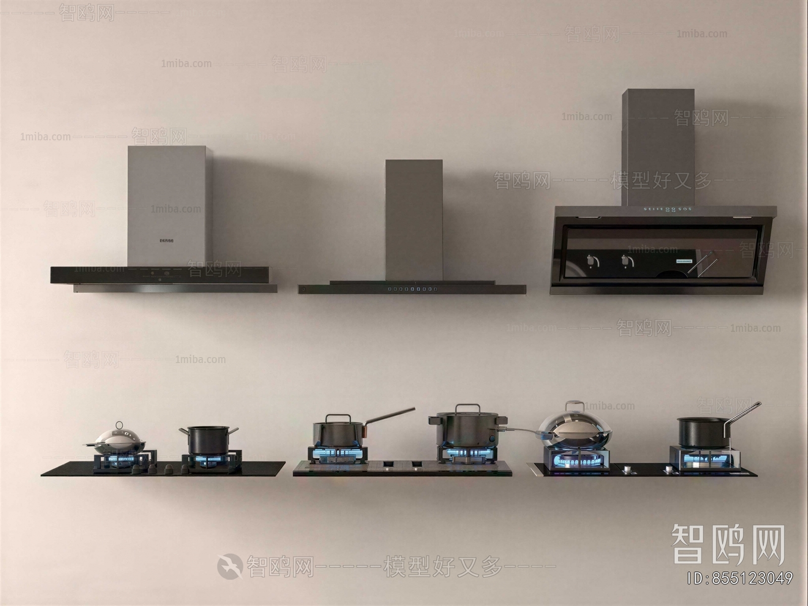 Modern Kitchen Electric Gas Range