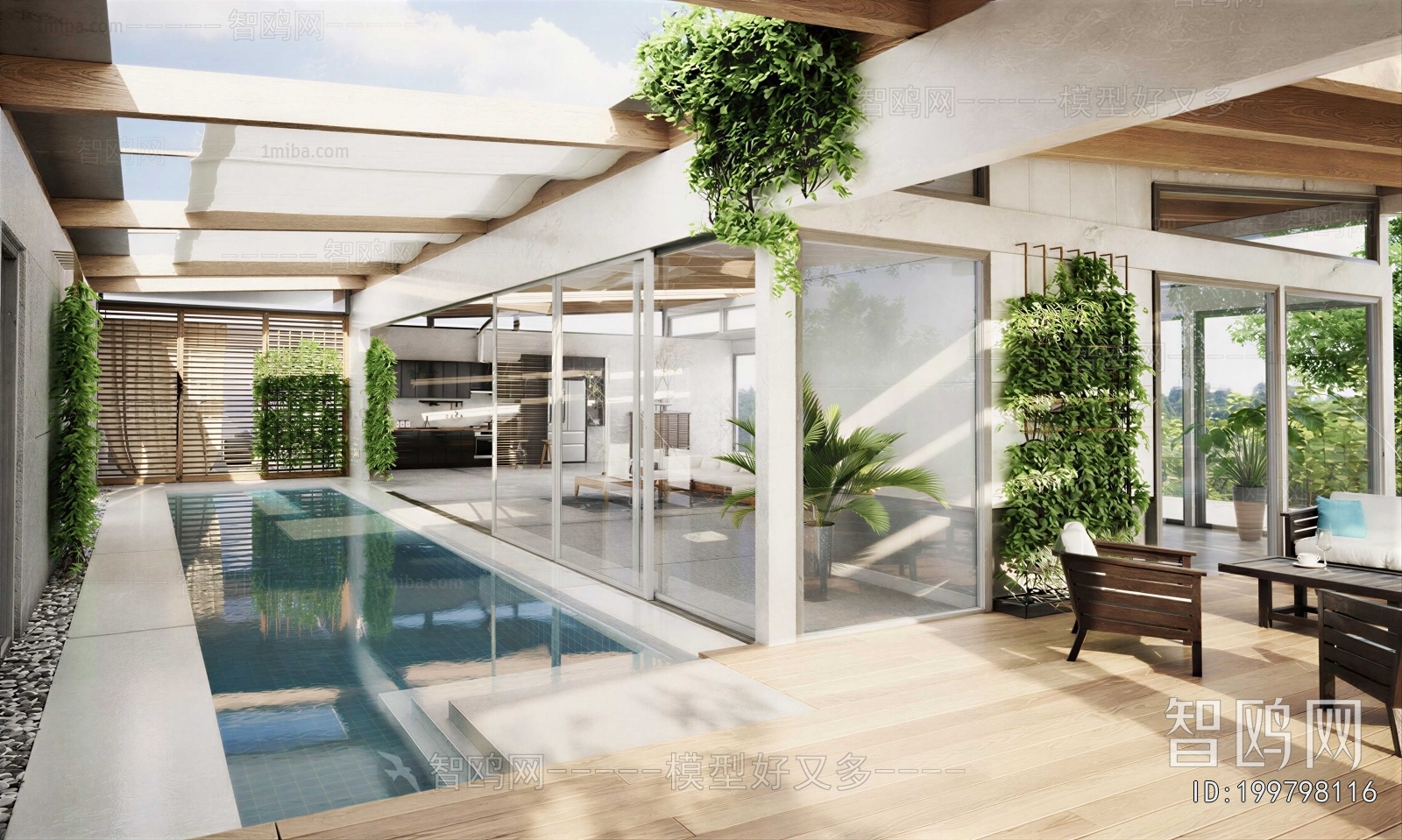 Modern Glass Sunshine Room