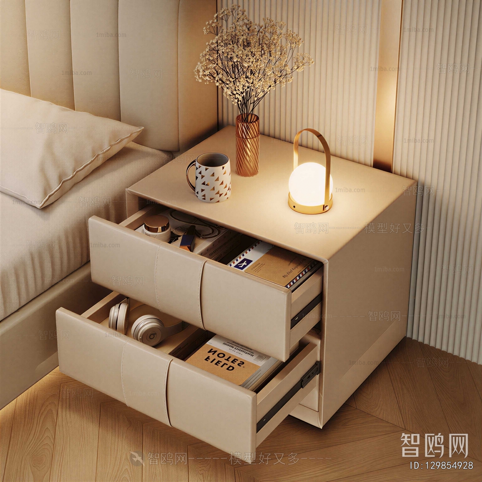 Modern Bedside Cupboard