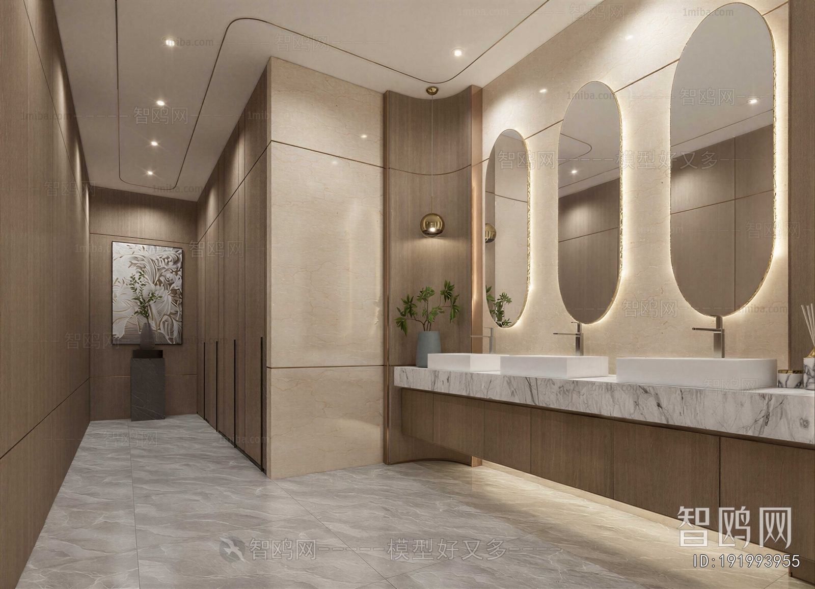 Modern Public Toilet