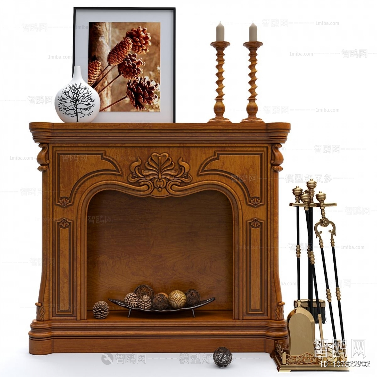 French Style Fireplace