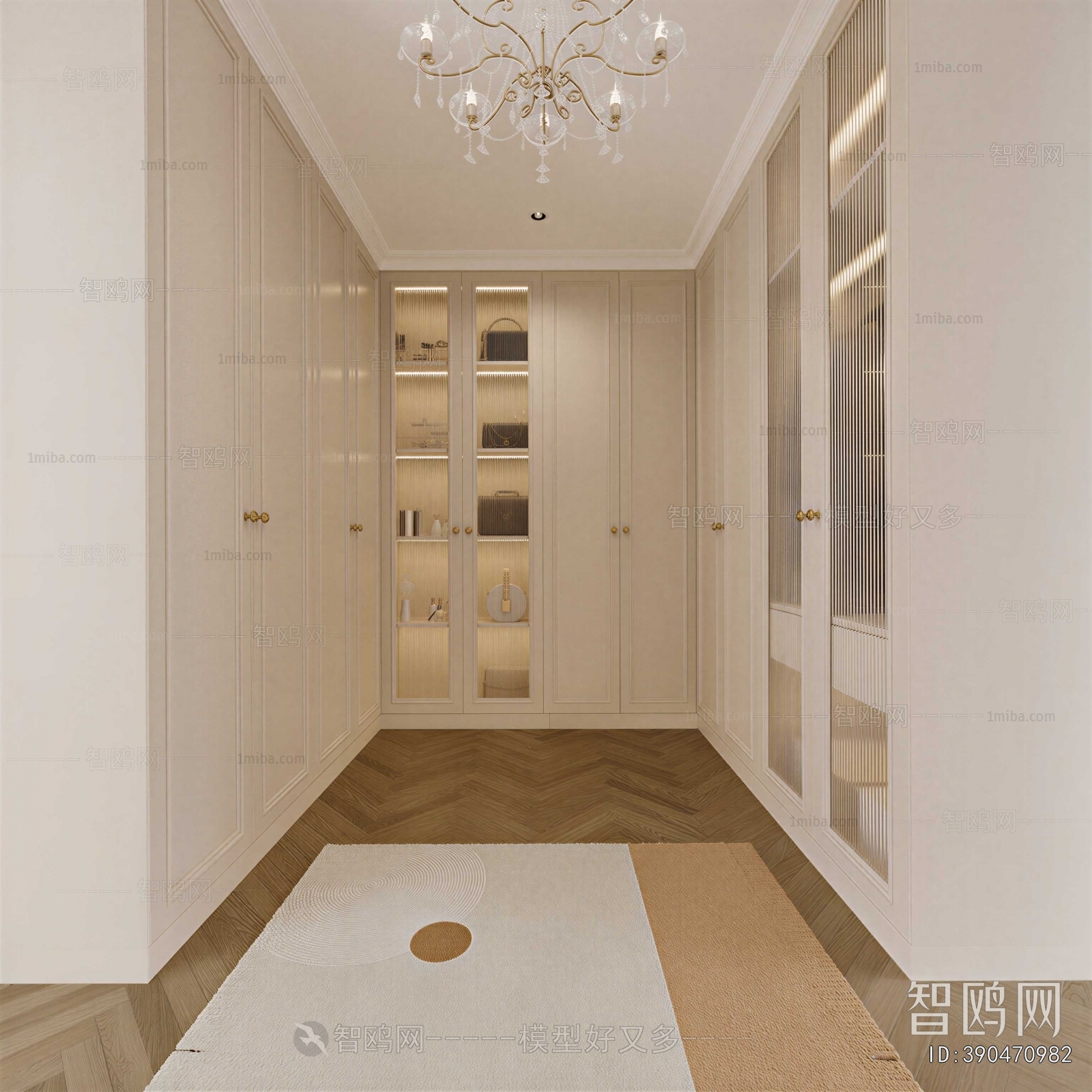 French Style Clothes Storage Area