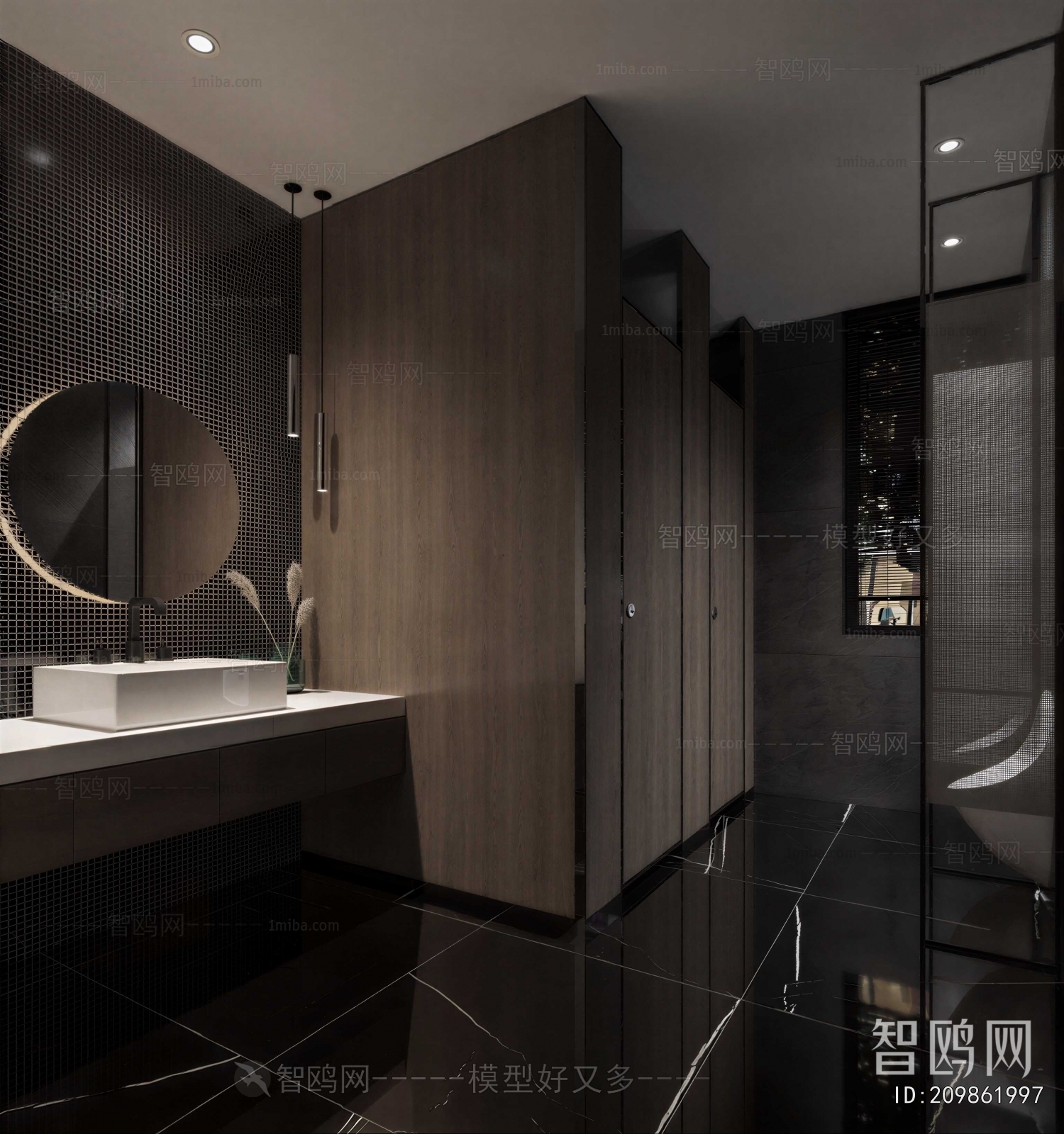 Modern Public Toilet