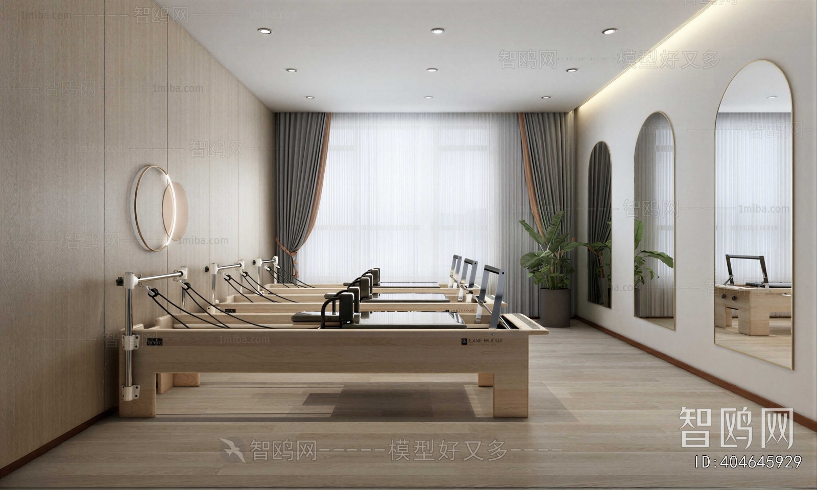 Modern Yoga Room