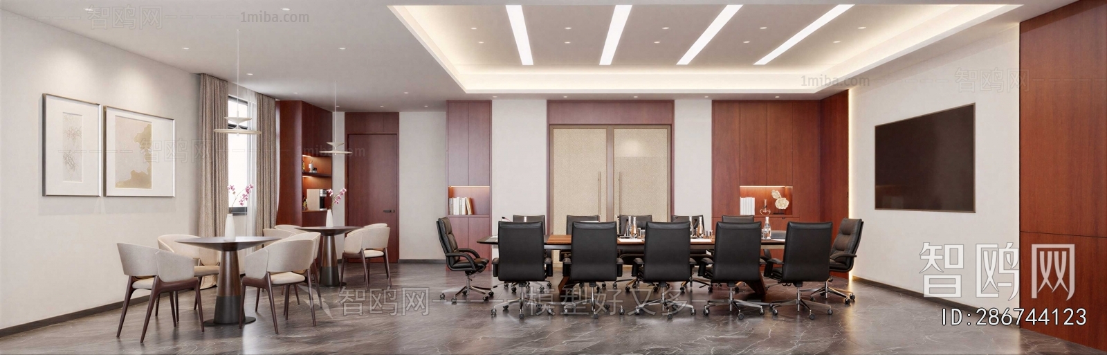 New Chinese Style Meeting Room