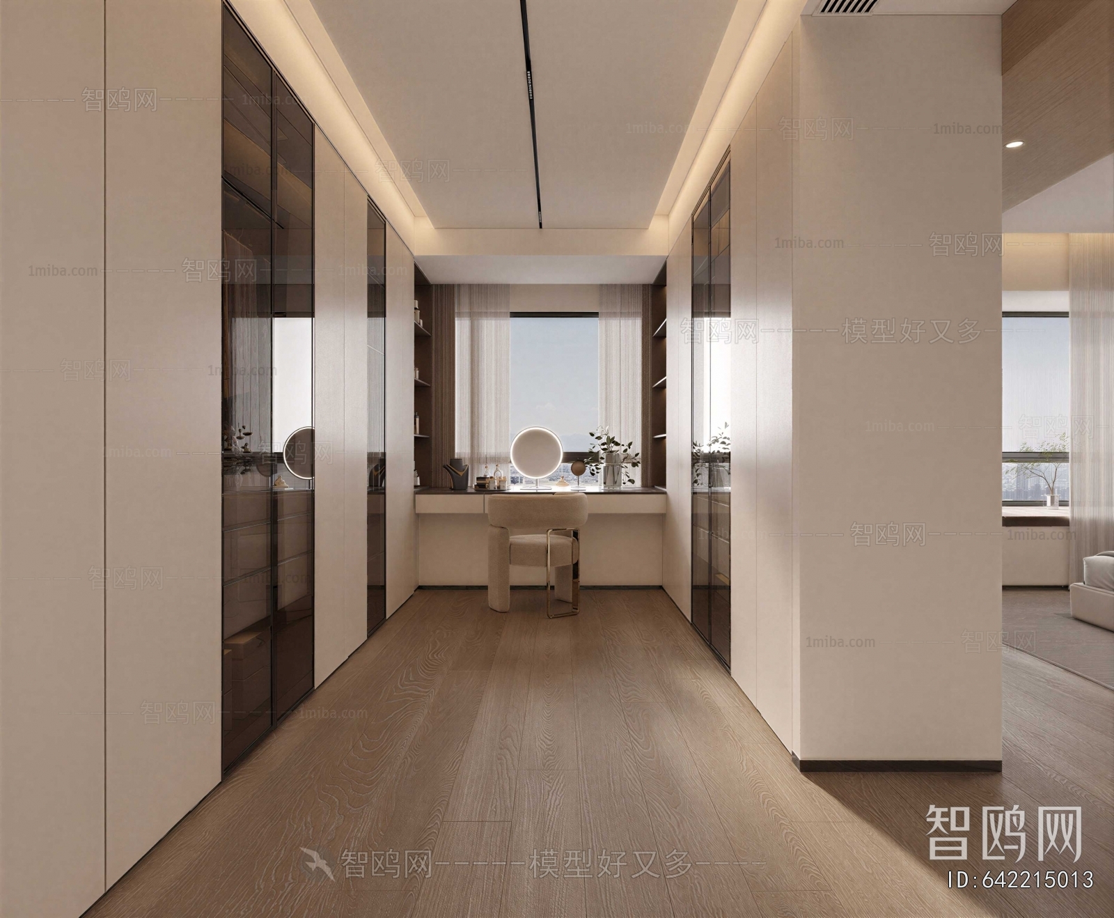 Modern Clothes Storage Area