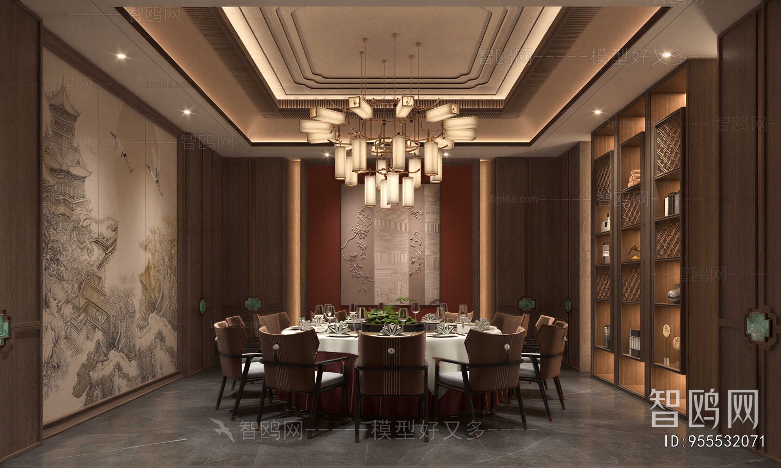 New Chinese Style Restaurant Box