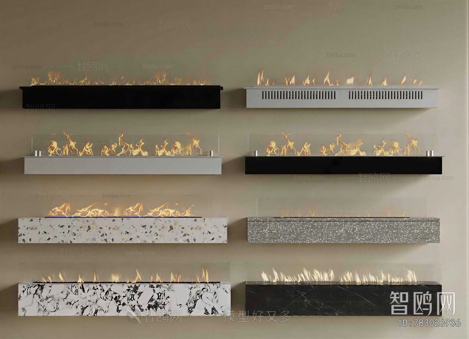 Modern Electronic Fireplace