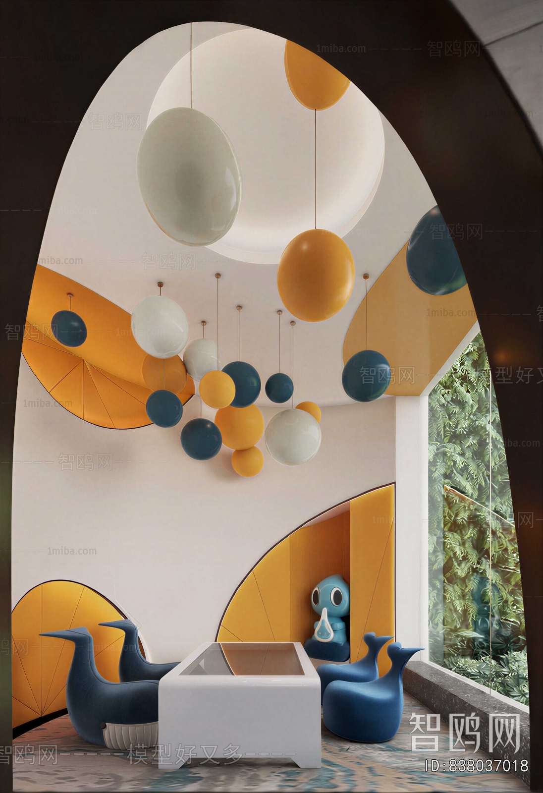 Modern Real Estate Sales Office