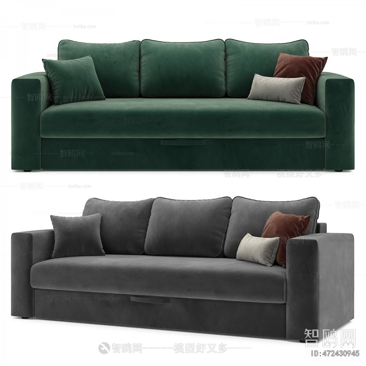Modern Three-seat Sofa