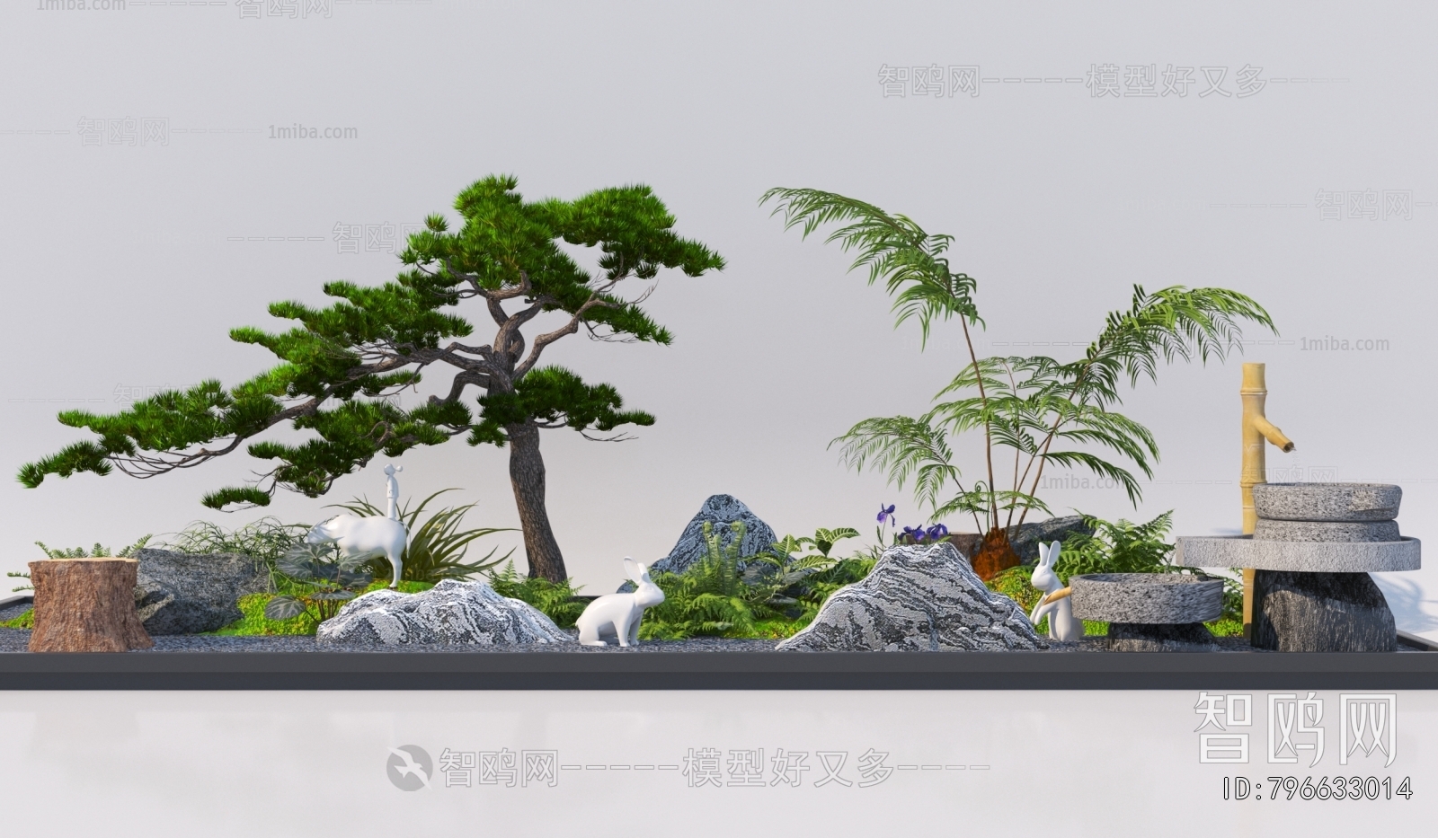 New Chinese Style Plant Landscaping