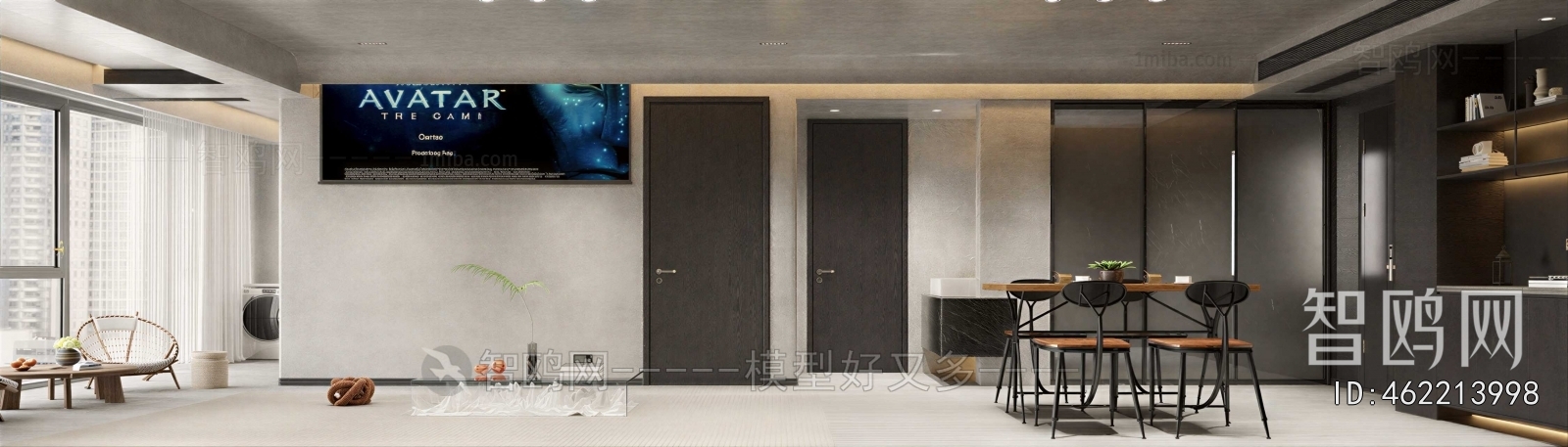 Industrial Style Dining Room