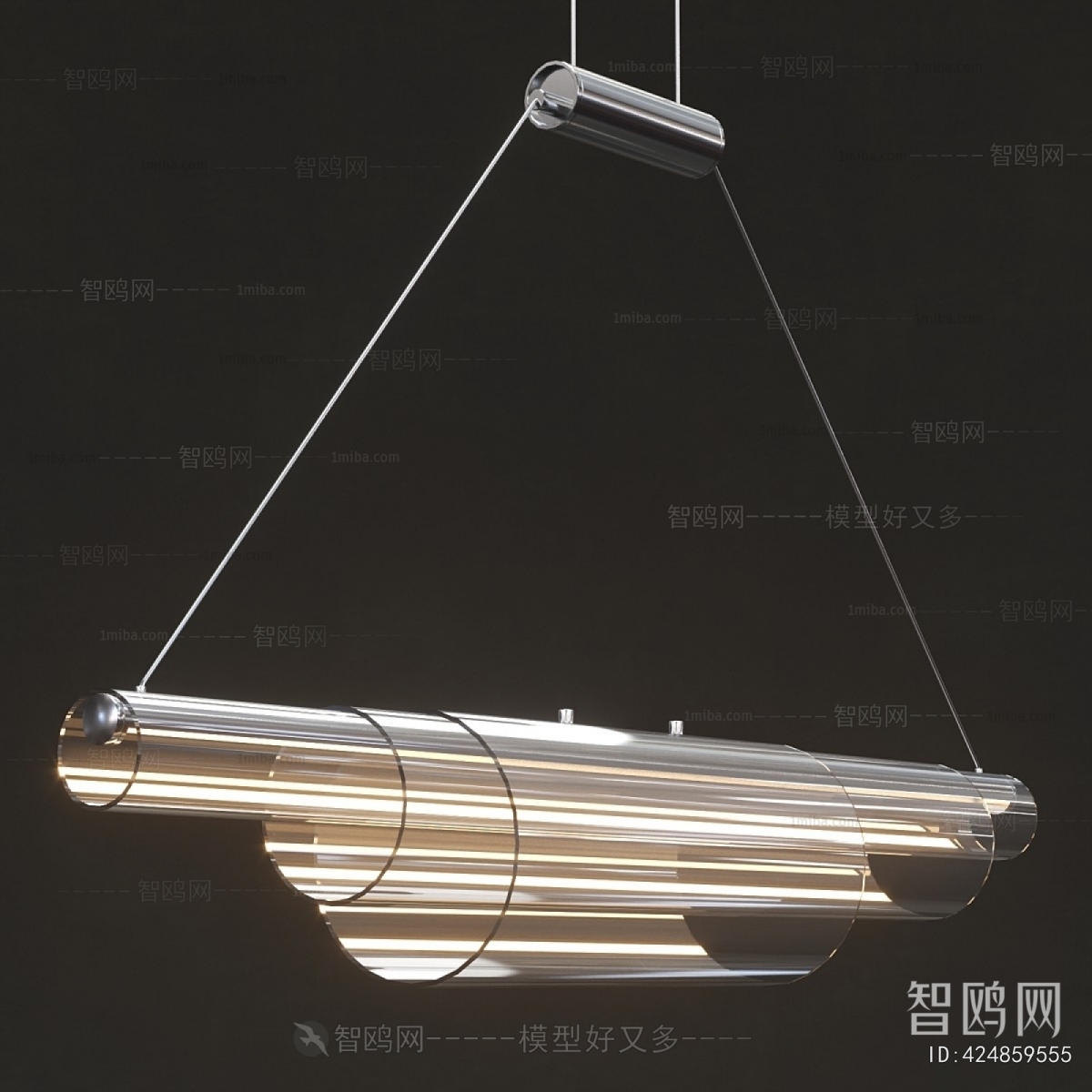 Modern Long Chandelier