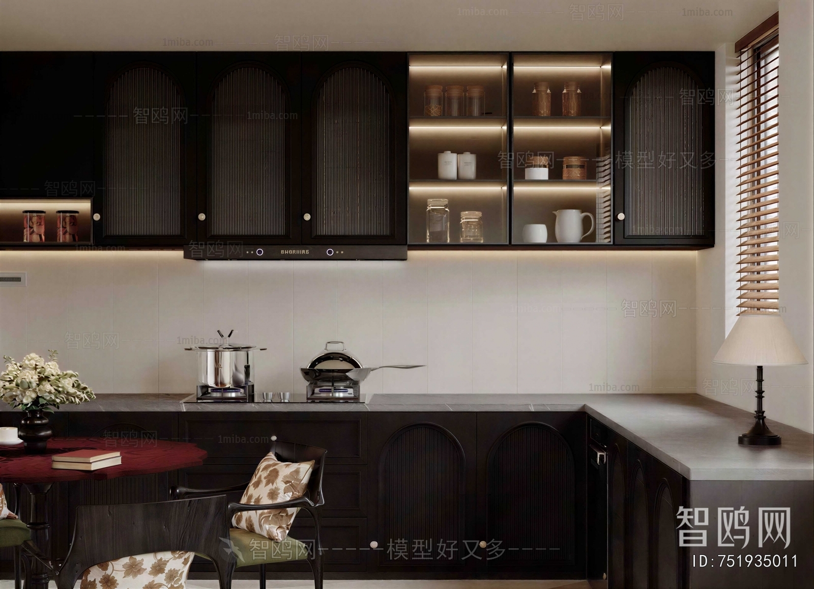 French Style Open Kitchen