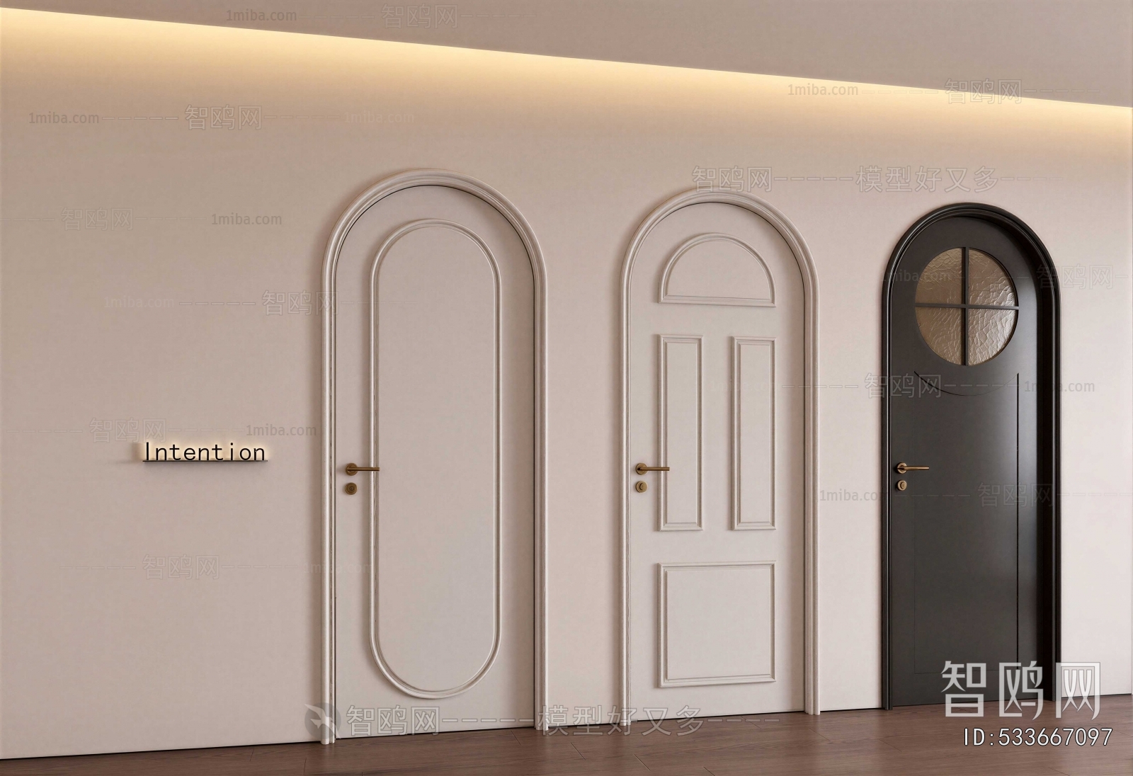 French Style Single Door