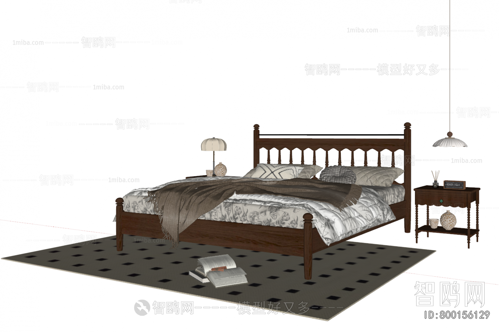 French Style Double Bed