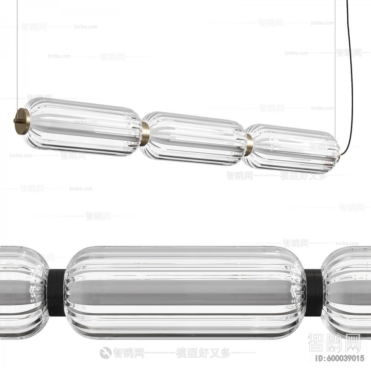 Modern Long Chandelier