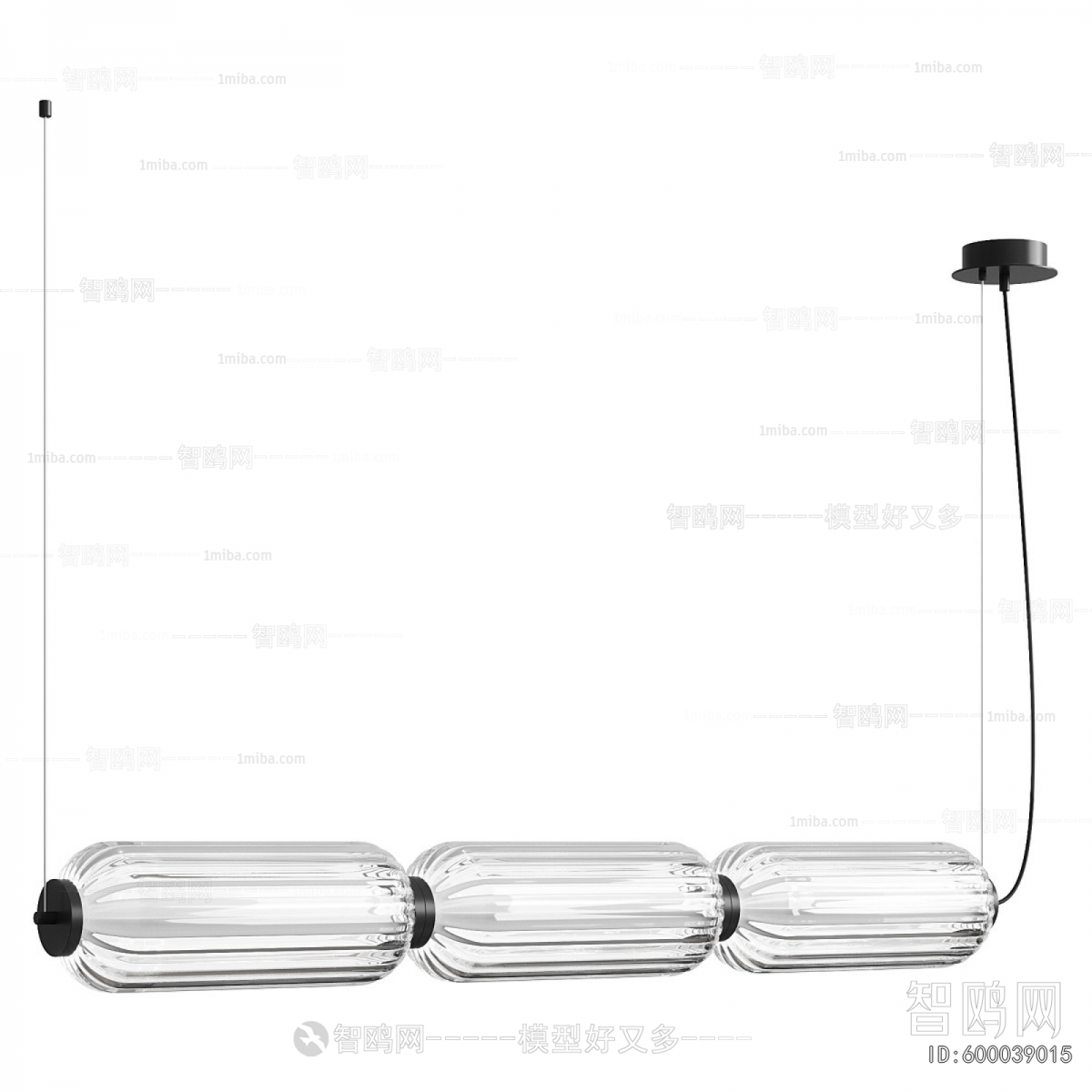 Modern Long Chandelier