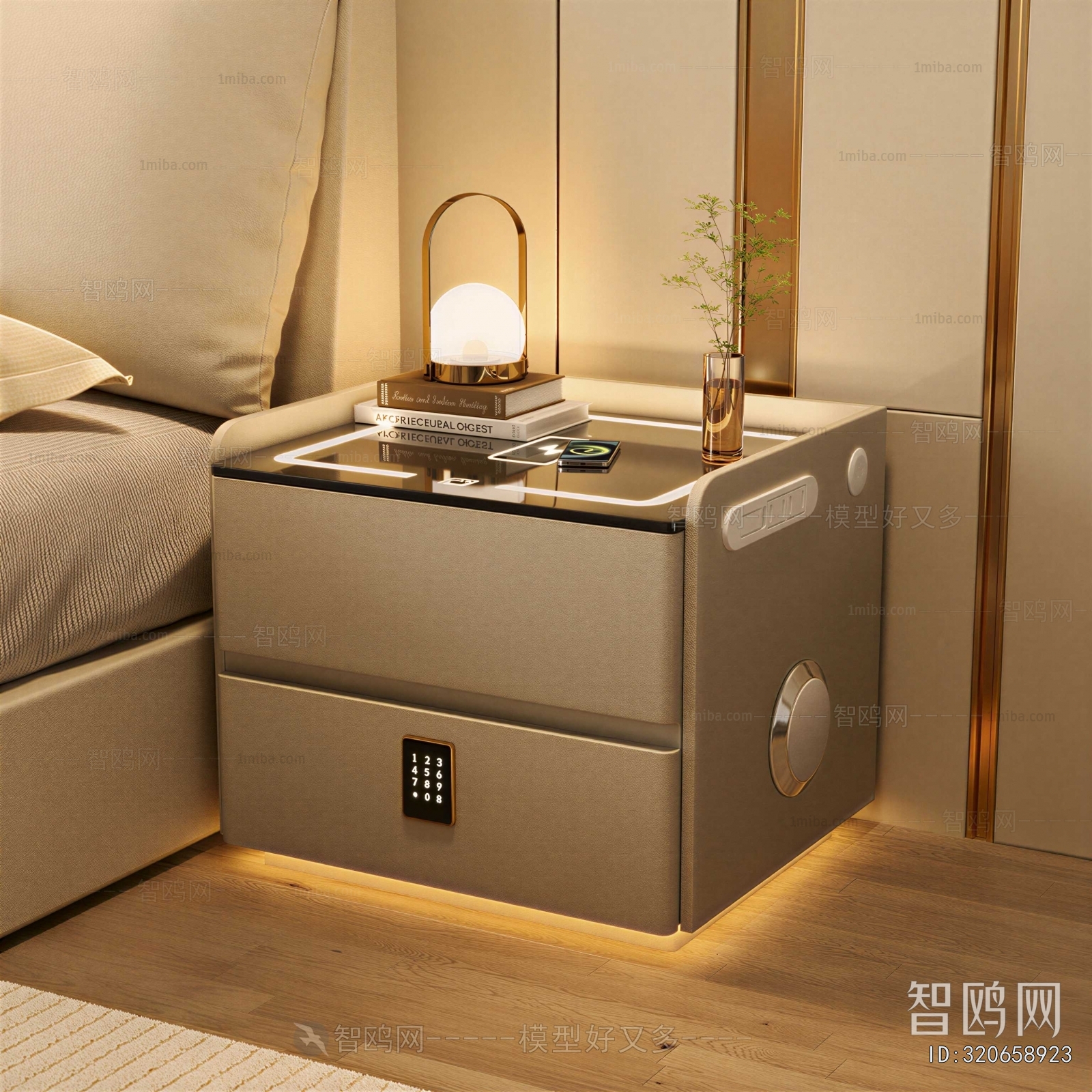 Modern Bedside Cupboard